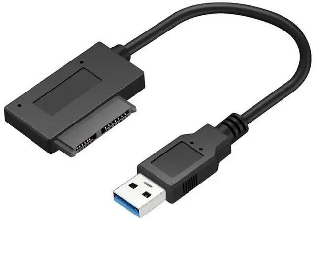 Main image of FOR USB to SATA USB 3.0 to 7+6 13Pin Slimline SATA Adapter Cable For HDD Drive Adapter For DVD/CD-ROM