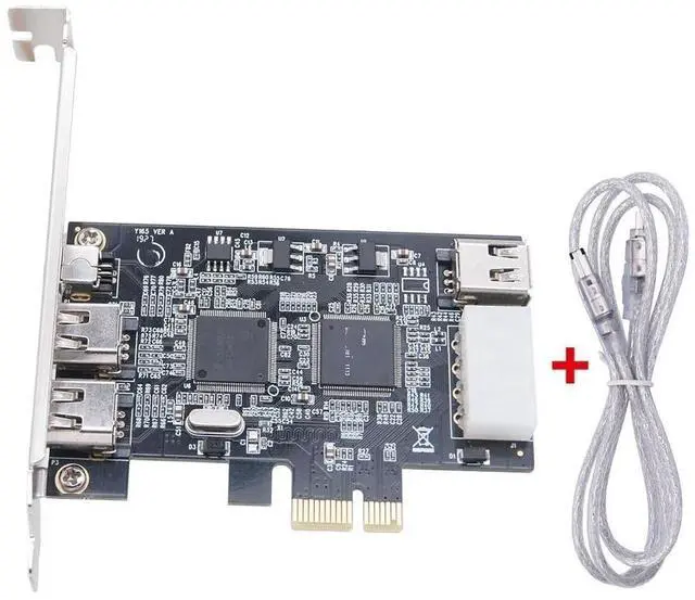 Main image of FOR 4 Ports 1394A Expansion Card PCI-E 1X to IEEE 1394 DV Video Adapter 1x 4Pin 3x 6Pin 1394 Controller Firewire Card for Desktop PC
