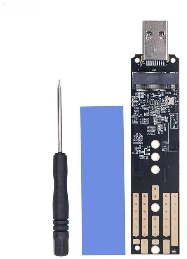Main image of FOR Dual Protocol M.2 SATA/NVME SSD Adapter Convert Card Board JMS581DL Chip M2 to USB 3.1 Type-A Support 2230 2242 2260 2280 M2 SSD