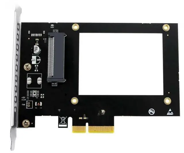 Main image of FOR U.2 to PCIE X4 Adapter Riser PCI-E to U.2 SSD Hard Drive Convert Card 4000MB/S PCI Express Gen3.0 4X 8X 16X Slot Universal Board
