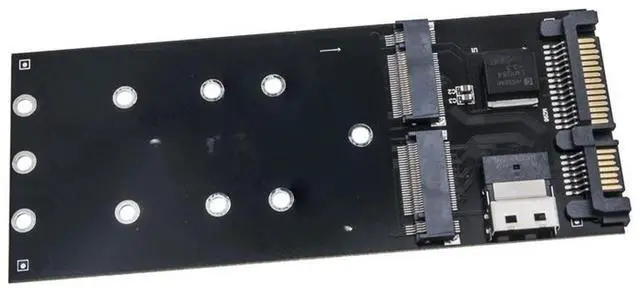 Main image of FOR M.2 SATA SSD to SATA + M2 NVME SSD to SFF-8654 Converter 22Pin SATA To M2 Expansion Card for PC Desktop Mainboard M2 SSD Adapter