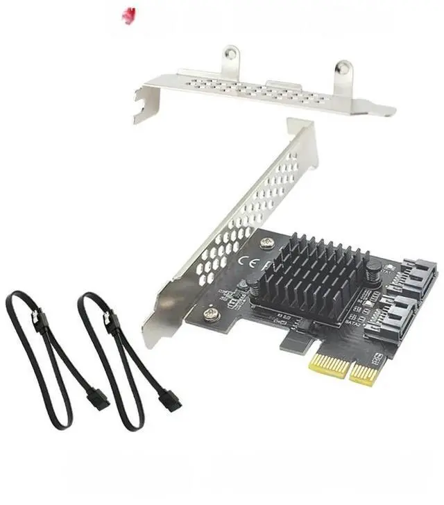 Main image of FOR SATA PCI E Adapter 2 Port SATA 3.0 to PCIe X1 Expansion Adapter Card SATA 3 PCI-e PCI Express Converter ASM1061