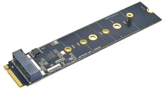 Main image of FOR NVME to M.2 SATA SSD Adapter M Key to B+M Key SSD M2 Adapter Convert Card Riser JMB582 Chip for 2230 2242 2260 2280 M.2 SATA SSD