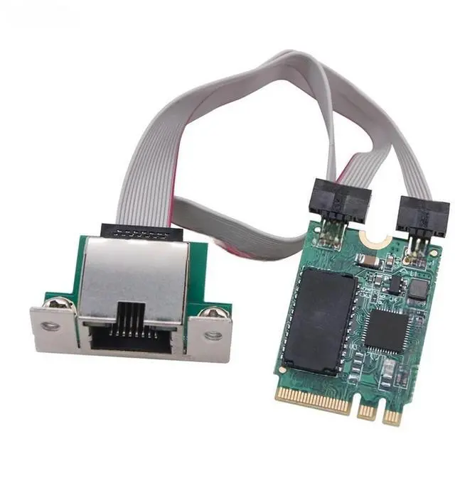 Main image of FOR M.2 A+E 2.5Gb Network Adapter RTL8125BG Chip M2 KEY A/E to RJ45 COM Port 2.5G/1000/100Mbps Gigabit Ethernet LAN Network Card