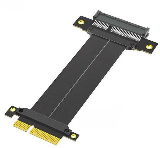 Main image of FOR PCI-E X4 to X4 Extension Cable PCI-E PCI Express 4.0 4X Riser Cable Extender Converter Adapter Support Capture Card SSD USB Card