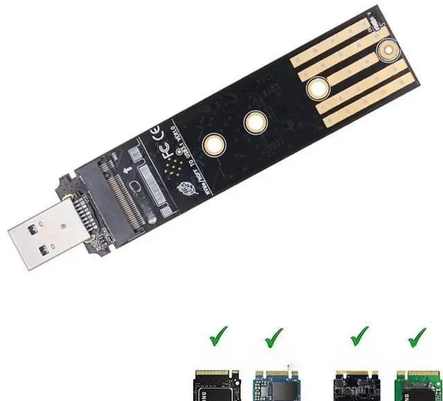 Main image of FOR M.2 to USB 3.0 Dual Protocol SSD Board M.2 NVME PCIe NGFF SATA M2 SSD Adapter for 2230 2242 2260 2280 NVME/SATA M.2 SSD RTL9210B