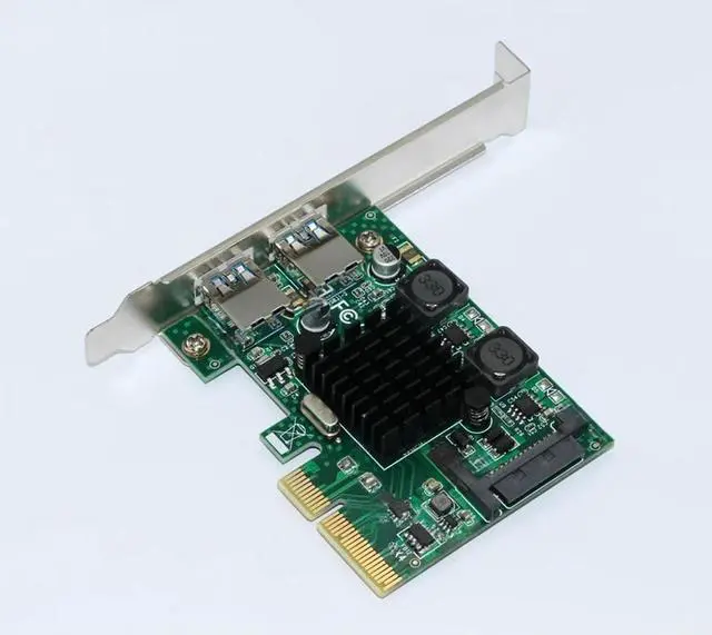 Main image of FOR 2 Ports USB 3.1 PCI Express Card Superspeed USB 3.1 10Gbps Adapter PCIE PCI-E 3.0 X4 ASMedia ASM3142 Chipset for Desktop
