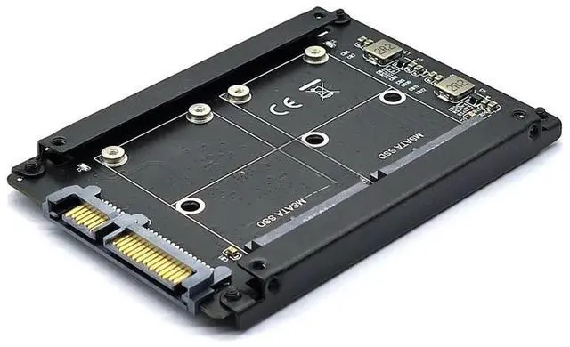 Main image of FOR Dual mSATA to SATA Adapter mSATA SSD to 2.5'' SATA 3 Riser Card with LED Indicator mSATA to SATA3.0 6Gbps Converter Board Socket