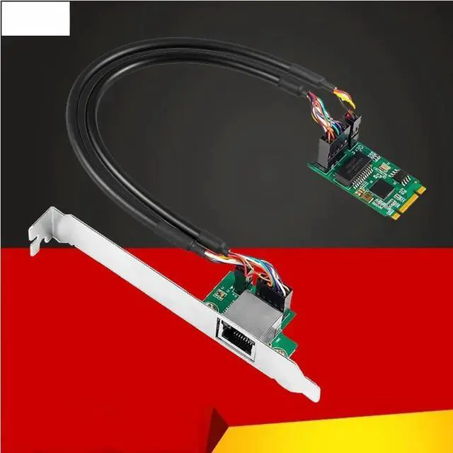 Main image of FOR 2.5G M2 to RJ45 Network Card 1 Port 2500Mbps M.2 b key M key to PCIe 2.5Gb Ethernet Card LAN Controller Card for I225 Chip