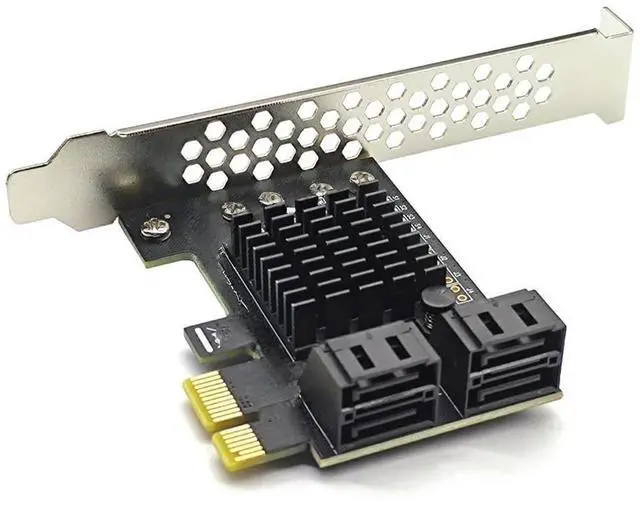 Main image of FOR SATA PCI e Adapter 4 Port SATA 3.0 to PCIe x1 GEN3 Expansion Adapter Card SATA 3 III PCI-e PCI Express Converter ASMedia ASM1064