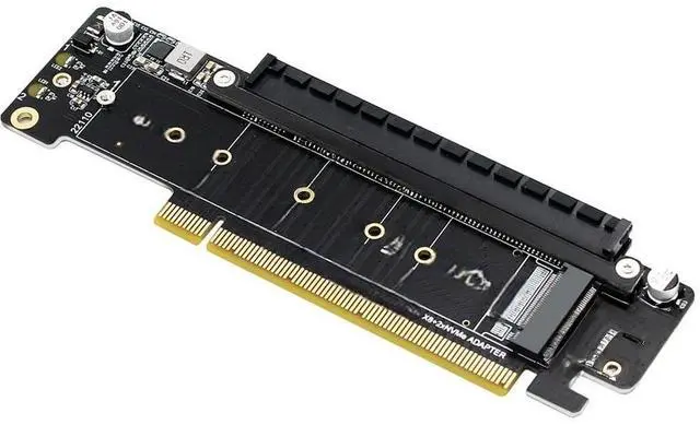 Main image of FOR PCI Express 4.0 X16 to X16 Slot + 2Port M.2 NVME PCI-E Split VROC Card M KEY NVME RAID Card for 2230 2242 2260 2280 22110 M2 SSD