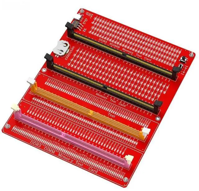 Main image of FOR DDR3/4/5 RDIMM/UDIMM Memory Tester with LED Indicator Type C Power Supply Test Button Desktop Computer DDR3/4/5 Memory Test Card