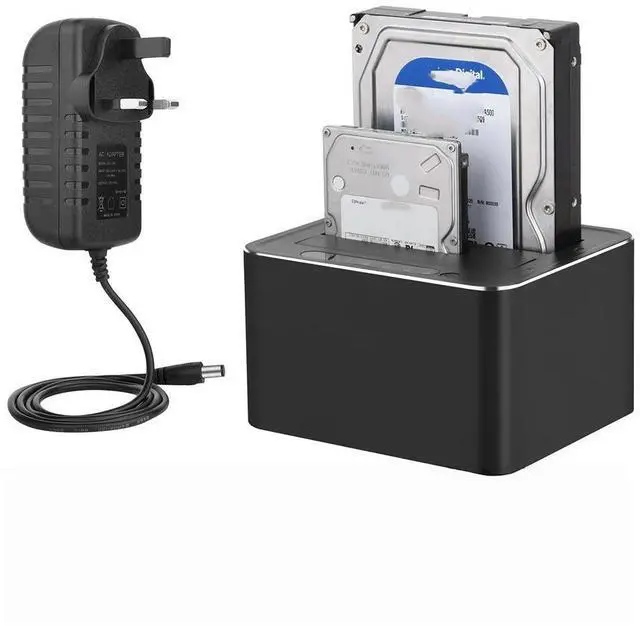 Main image of FOR USB 3.0 To SATA Dual Slot External HDD Docking Station SATA Dual HDD Dock Mobile HDD Enclosure Offline Clone HDD Docking Station