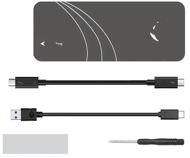 Main image of FOR 40G USB4 M.2 NVME Enclosure Thunderbolt 3 Mobile Box External Hard Drive SSD Case For book Laptop Desktop For 980 Pro