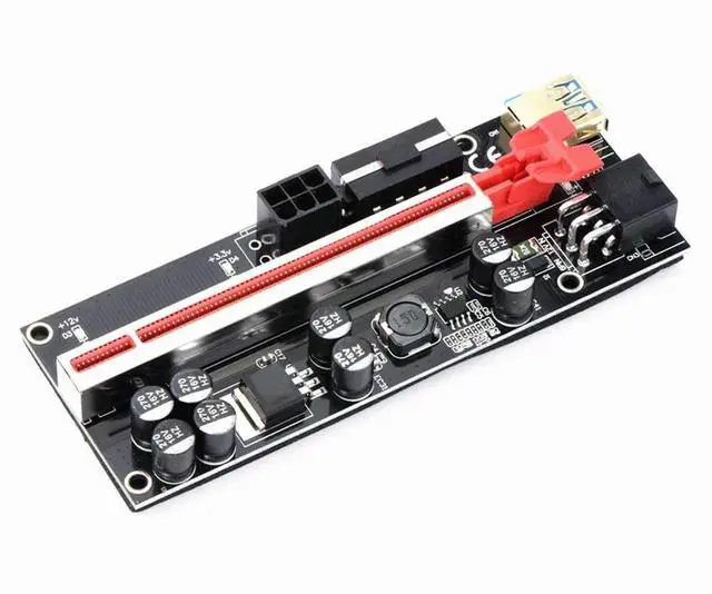Main image of FOR Riser Card VER009S Plus PCI-E 009S Plus PCIE X1 to X16 4Pin 6Pin Power for Graphics Card GPU 60CM USB 3.0 Cable