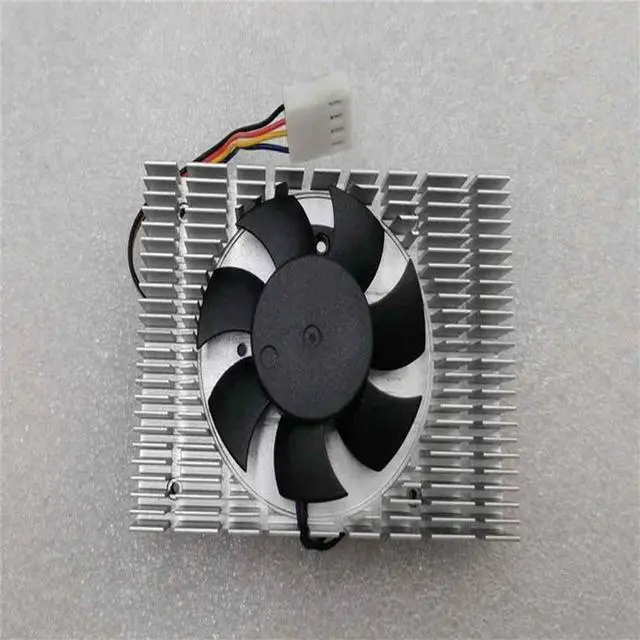 Alt view image 2 of 2 - FOR Fan For LDM5010S DC5010MB1 AV-F5010MB YY5010H12B DC 12V 0.05A Diameter 47MM hole distance 26MM 4-wire mainboard cooling fan