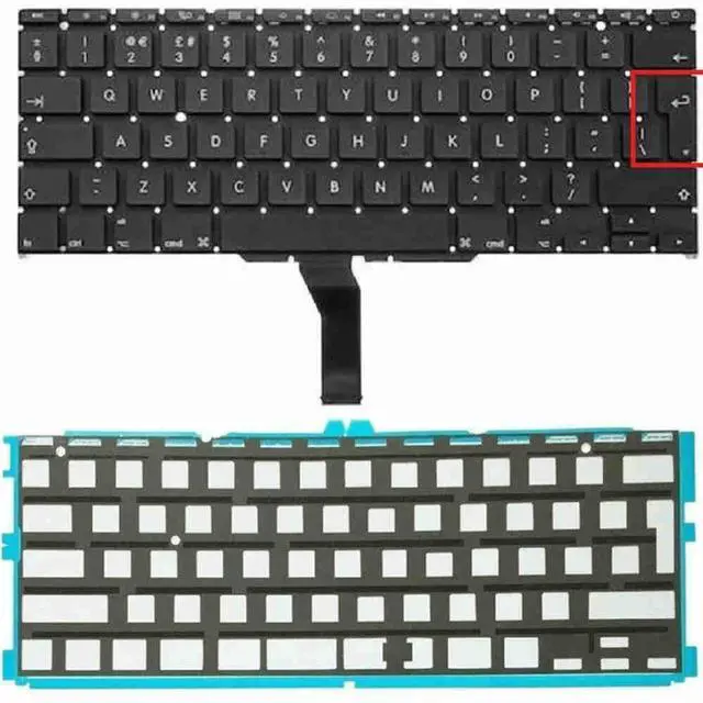 Main image of UK Laptop Keyboard Keypad With Backlight book Air A1370 A1465 11 2011-2015