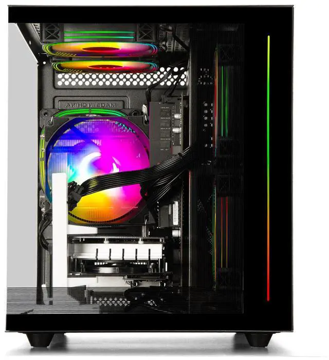 LXZ Gaming PC Desktop, AMD Ryzen 7 5700X 8-core 16 thread(up to