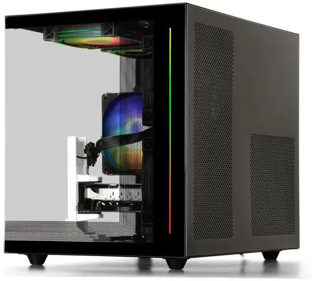 LXZ Gaming PC Desktop, AMD Ryzen 7 5700X 8-core 16 thread(up to