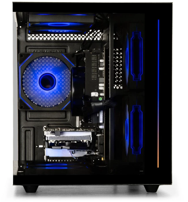 Alt view image 4 of 7 - LXZ Gaming PC Desktop AMD Ryzen 5 3500X 6-Core 6 Thread up to 4.1 GHz Prebuilt Gaming PC Tower with AMD Radeon RX 560, 16GB DDR4 RAM, 512GB NVMe SSD, WiFi 6, Windows 11 Pro