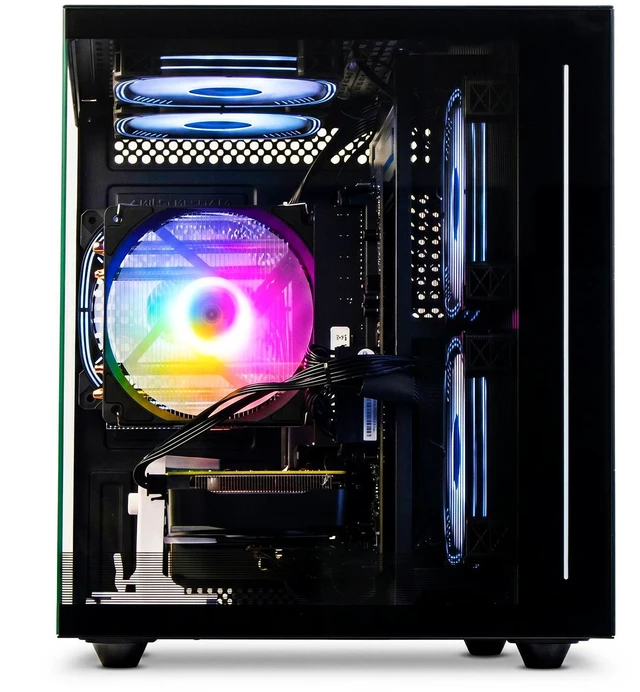 LXZ Prebuilt Gaming PC Desktop with AMD Ryzen 7 5700X 8-Core 16