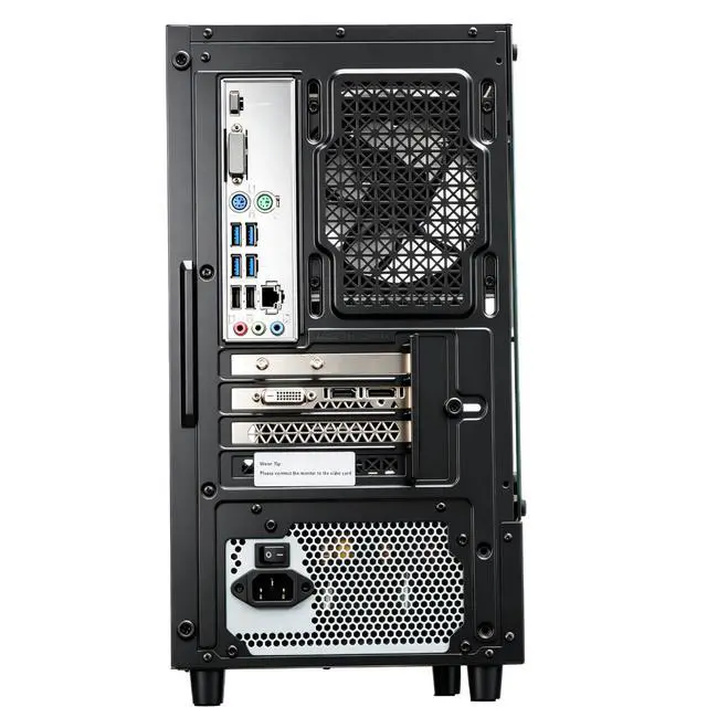 Alt view image 6 of 7 - LXZ Gaming PC Prebuilt Gaming Desktop R7 4700LE, Radeon RX 580,16GB DDR4 RAM, 512GB NVMe SSD,Prebuilt Gaming PC Tower, Supports WIFI 6, Bluetooth 5.2
