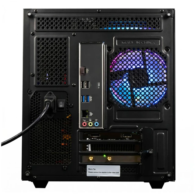 Alt view image 6 of 6 - LXZ Gaming PC Desktop, Prebuilt Gaming PC with AMD Ryzen 5 4500 6-Core 12-Thread up to 4.1 GHz, 16GB DDR4 RAM, 512GB NVMe SSD, Radeon RX 6500 XT, WiFi 6, Windows 11 Pro