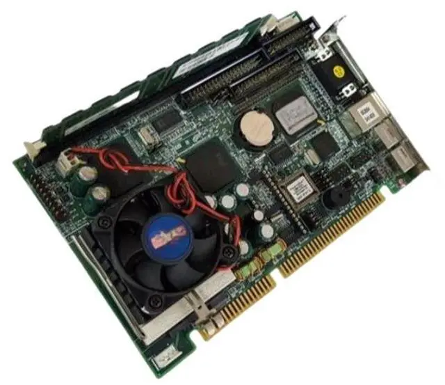 Alt view image 2 of 2 - NuPRO-595 .B1 Board Industrial Motherboard Half-length CPU Card PICMG1.0 Embedded with CPU Fan