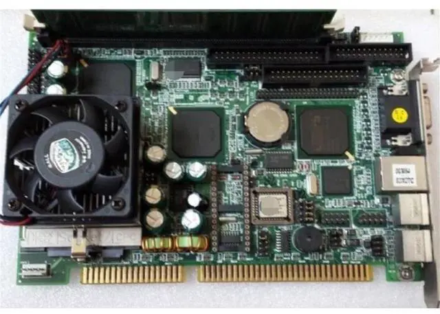 Main image of NuPRO-596 .B1 Board Industrial Motherboard Half-length CPU Card PICMG1.0 Embedded with CPU Fan