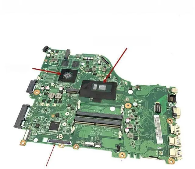 Main image of Suitable for E5-575 E5-774G F5-573 E5-575G laptop motherboard NBVET11008 ZAA DAZAA16E0 I5-7200U CPU 940MX 2GB GPU