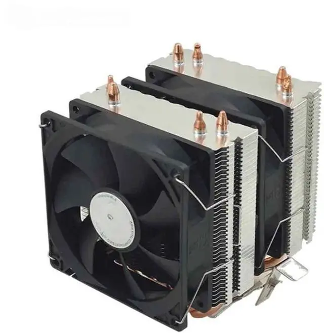 Main image of Flexible tower CPU cooler with 4 heating pipes, dual 90mm fans, supports LGA 115X 1356 AM2 AM4 CPU cooler