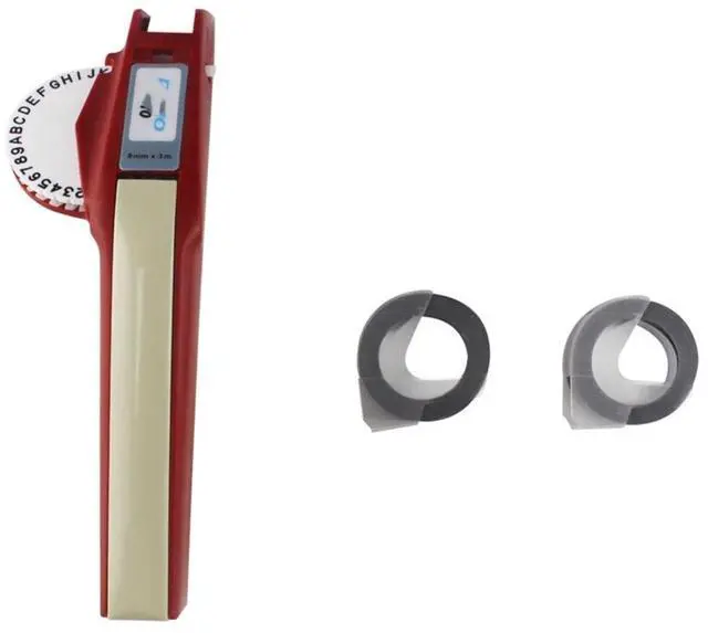 Main image of Manual Label Printer for DYMO 1610 Manual Label Maker 3D Embossed Plastic Labels