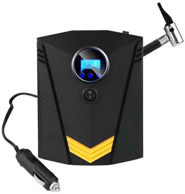 Main image of FOR 12V 120W Portable Tire Inflator Digital Air Compressor W/ 3 Nozzles for Car Ball Air Boat