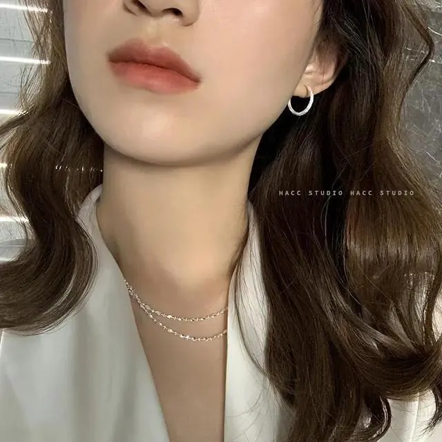 Alt view image 5 of 5 - 925 Silver Plated Earrings - Frosted Starry Sky River Design, Elegant & Timeless Jewelry Gift for Women, Perfect for Birthdays, Anniversaries, Valentines Day & Special Occasions