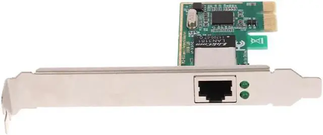 Alt view image 3 of 7 - JAENFONG 1Set 10/100/1000Mbps Gigabit Ethernet PCI Express PCI-E Network Card RJ-45 LAN Adapter Converter Network Controller