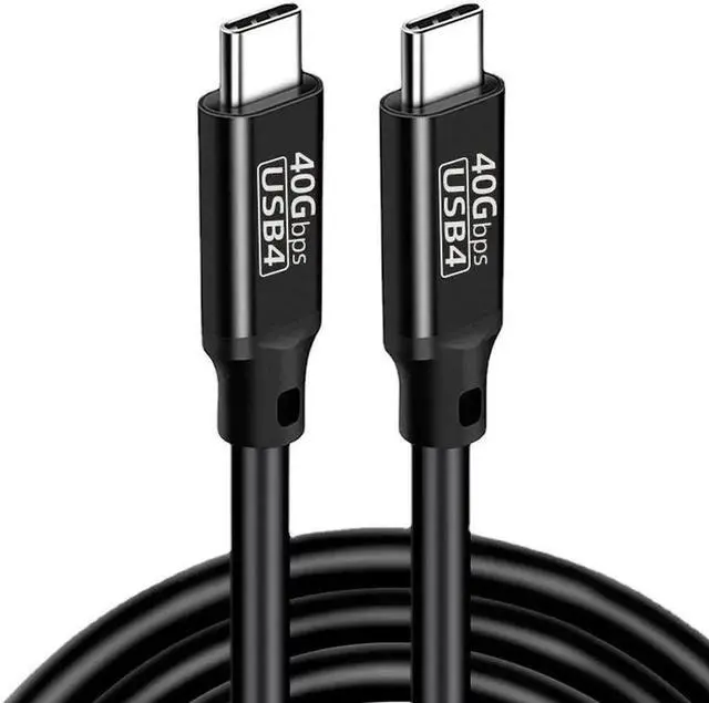 Main image of JAENFONG USB4 Cable Compatible with Thunderbolt 4, 240W USB C to USB C Cable, Support 8K Display 40Gbps Data Sync for Thunderbolt 4/3, all USB-C Devices [1.6FT]