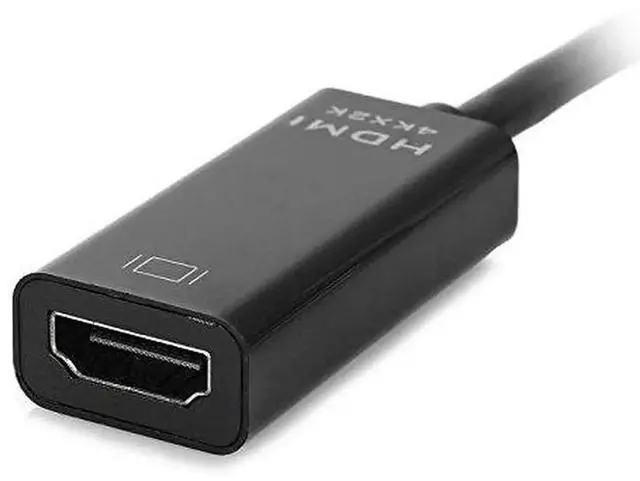Alt view image 5 of 6 - JAENFONG DisplayPort to HDMI Adapter,DP DisplayPort Male to HDMI 1.4 Female Display Monitor Converter 4K 2K 30hz Ultra HD Cable Adapter