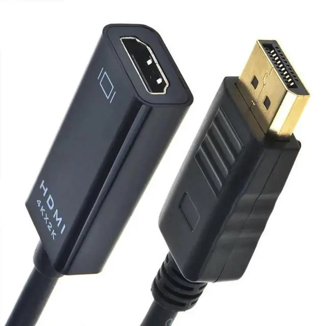 Main image of JAENFONG DisplayPort to HDMI Adapter,DP DisplayPort Male to HDMI 1.4 Female Display Monitor Converter 4K 2K 30hz Ultra HD Cable Adapter