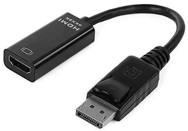 Alt view image 4 of 6 - JAENFONG DisplayPort to HDMI Adapter,DP DisplayPort Male to HDMI 1.4 Female Display Monitor Converter 4K 2K 30hz Ultra HD Cable Adapter
