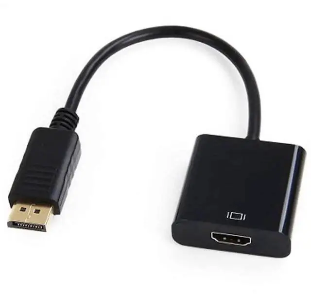 Alt view image 6 of 6 - JAENFONG DisplayPort to HDMI Adapter,Gold-Plated DisplayPort Male to HDMI Female Display Monitor Converter Cable Adapter for Computer, Desktop, Laptop, Monitor, Projector