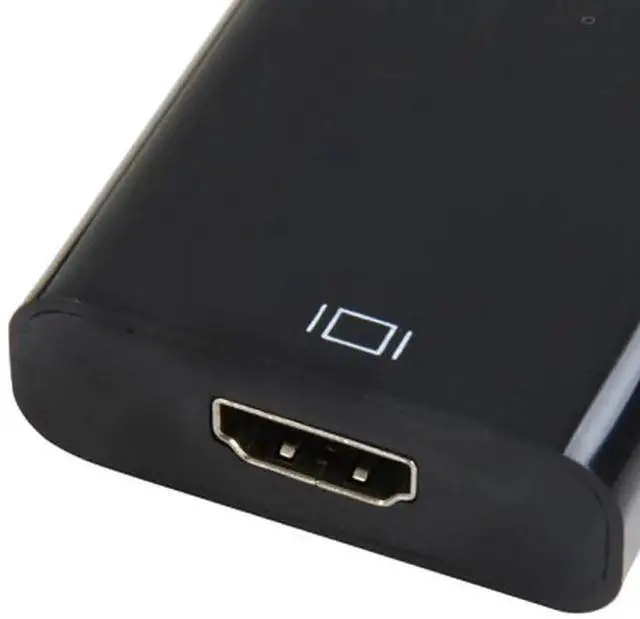 Alt view image 2 of 6 - JAENFONG DisplayPort to HDMI Adapter,Gold-Plated DisplayPort Male to HDMI Female Display Monitor Converter Cable Adapter for Computer, Desktop, Laptop, Monitor, Projector