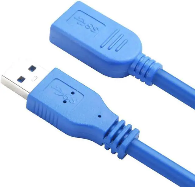 Alt view image 2 of 6 - JAENFONG USB 3.0 Extension Cable 5ft, USB 3.0 Extension Cable - A-Male to A-Female for USB Flash Drive, Card Reader, Hard Drive, Keyboard, Mouse, Printer, Camera