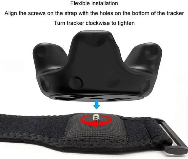 Alt view image 5 of 6 - JAENFONG for HTC Vive Tracker VR Strap Accessories, Style: Belt