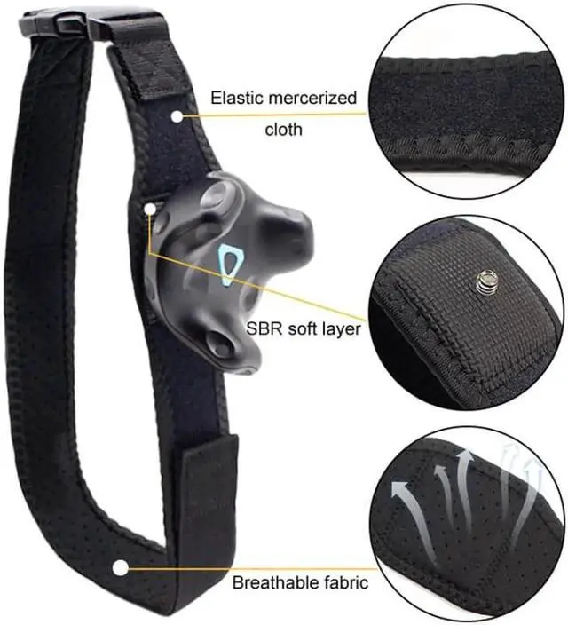 Alt view image 2 of 6 - JAENFONG for HTC Vive Tracker VR Strap Accessories, Style: Belt