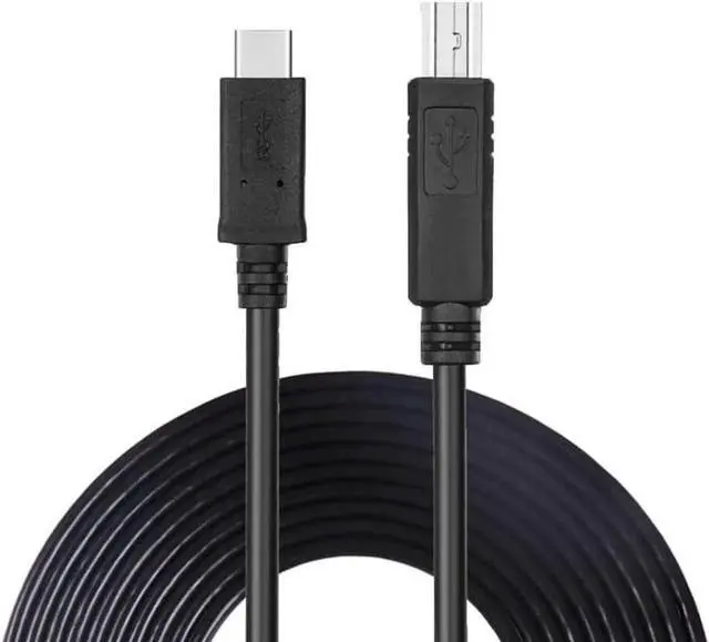 Alt view image 3 of 4 - JAENFONG USB C to USB B Printer Cable, USB 2.0 Type C to Type B Male to Male Cable, Compatible with MacBo