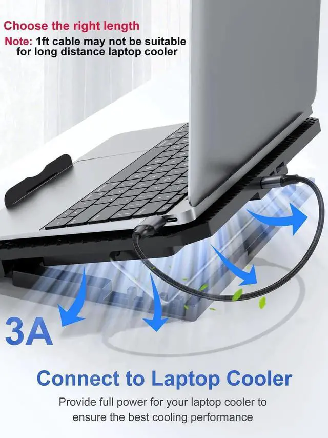 Alt view image 3 of 7 - JAENFONG [2 Pack] USB 3.0 A to A Male Cable 10FT+10FT, USB 3.0 to USB 3.0 Cable, USB A Male to Male Cable Double End USB 3.0 Cord Compatible with Hard Drive Enclosures, DVD Player, Laptop Cool (3M)