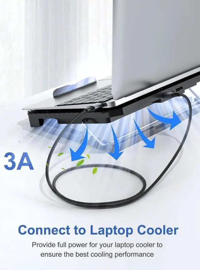 Alt view image 7 of 7 - JAENFONG [2 PACK] USB 3.0 to USB 3.0 Cable 3.3FT/1M, Braided USB 3.0 Cord USB A Male to Male Cable Double Sided USB 3.0 Cable, USB3.0 to USB3.0 Cord Compatible with Hard Drive, Laptop Cooler, and More