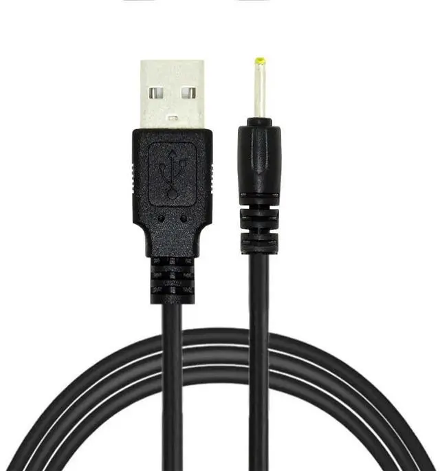 Alt view image 2 of 7 - JAENFONG  Cable USB2.0 A Type Male to 2.5 x 0.7mm DC 5V Power Plug Barrel Straight Connector Charge Cable 120CM