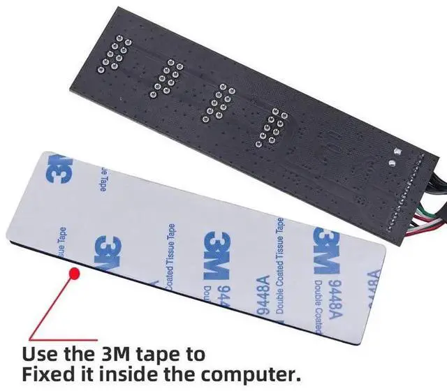 Alt view image 5 of 7 - JAENFONG  USB2.0 Motherboard Cable 9pin 10pin USB 2.0 Header 1 to 4 Female with IDE Power Extension Splitter Cable HUB Connector Adapter Port Multilier