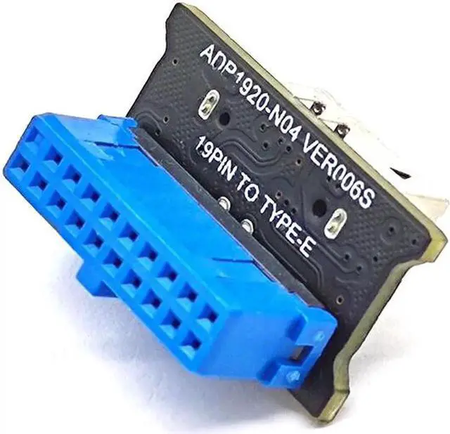 Main image of JAENFONG USB 3.0 Internal 19 Pin Header to USB 3.1 Type-C (20 Pin) Key E Adapter Card for USB Type-C Port